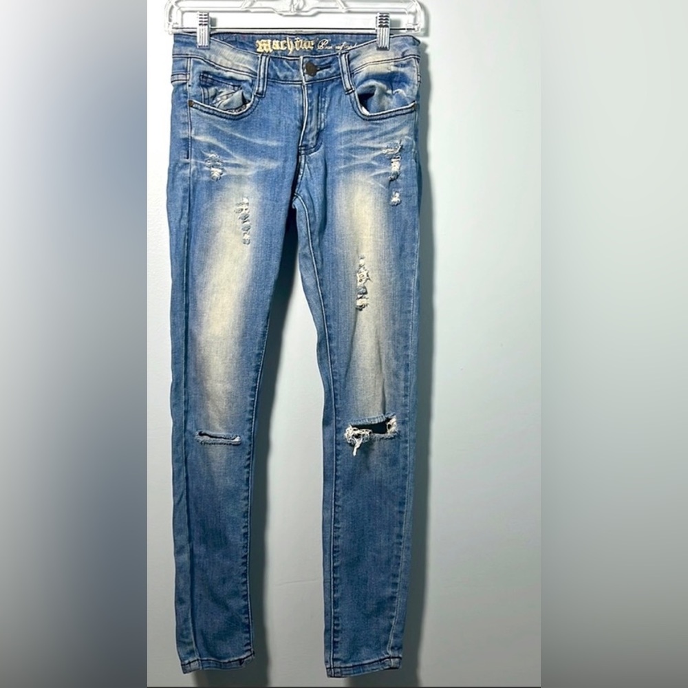 COPY - • Machine Pour Neuf Mode Blue Skinny Jeans